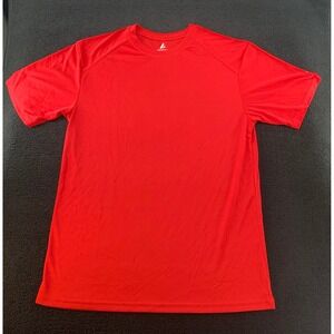 BSN SPORTS Performance Apparel Red Short Sleeve TShirt‎ Men's Medium